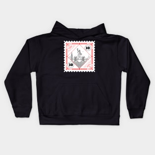 New York Stamp Design Kids Hoodie